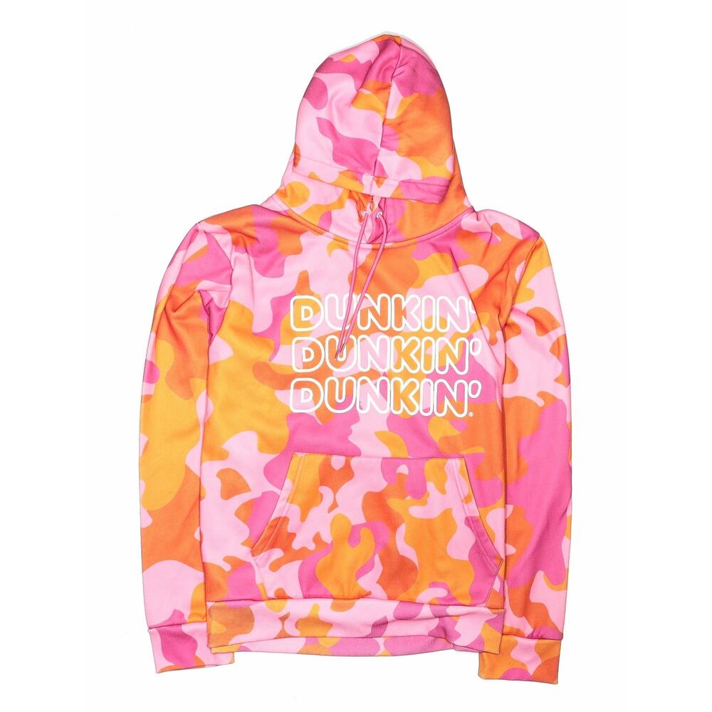 Dunkin Donuts Pink Camo Hoodie Size Medium